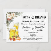 Taco's & Drank Voor Ik Doe Winter Douche Kaart (Voorkant)