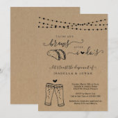 Taco's & Drankjes Na Mijn Korte Trouwceremonie Kaart (Voorkant / Achterkant)