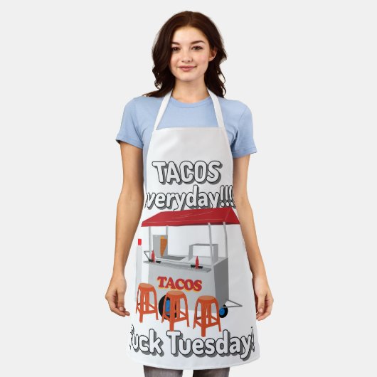 Taco's elke dag schort (Gedragen)