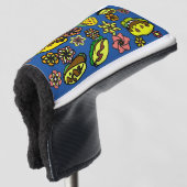 Tacos en bloemen golfheadcover (3/4 voorkant)