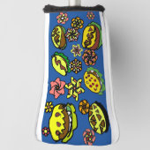 Tacos en bloemen golfheadcover (Draai 90)