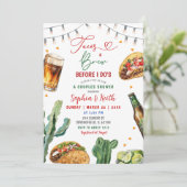 Taco's en brouwsels voordat ik paren douche kaart (Staand voorkant)