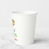 Tacos en brouwt Bier Glas Verjaardagsfeest Papieren Bekers (Links)