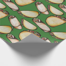 Tacos en Burritos patroon Cadeaupapier