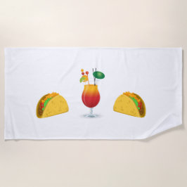 Tacos en Drink Strandlaken