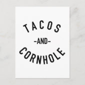 Tacos en gat briefkaart (Voorkant)