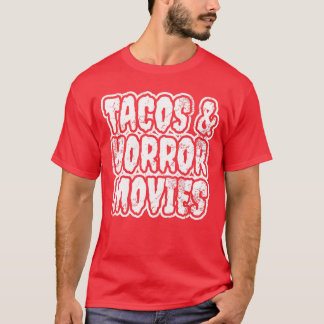 Tacos en griezelfilms cadeau t-shirt