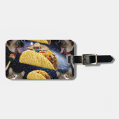 Tacos en katten bagagelabel (Voorkant horizontaal)