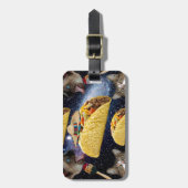 Tacos en katten bagagelabel (Voorkant verticaal)