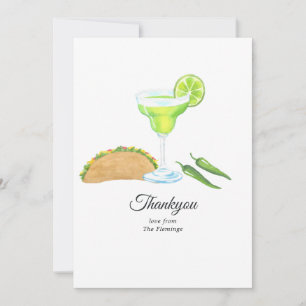 Tacos en Tequila Bedankkaart