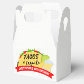 Tacos en Tequila Birthday Party Bedankdoosjes (Geopend)