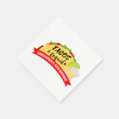 Tacos en Tequila Birthday Party Servet (Hoek)