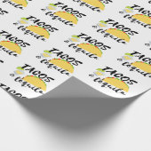 Tacos en Tequila Cadeaupapier (Hoek)