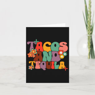 tacos en tequila cinco de mayo groovy mexicaanse d kaart