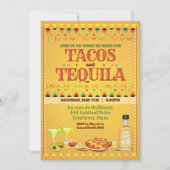 Tacos en Tequila Cinco de Mayo Mexican Fiesta Kaart (Voorkant)