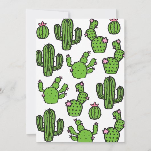 Taco's en Tequila Engagement Party Kaart (Achterkant)