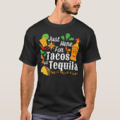 Tacos en Tequila Funny Cinco de Mayo Taco T-shirt (Voorkant)