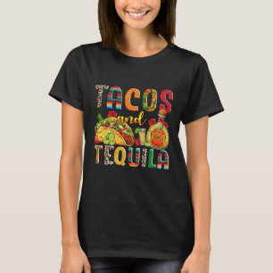 Taco's en Tequila Grappig Drink Taco Mexicaans ete T-shirt