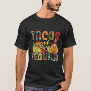 Taco's en Tequila Grappig Drink Taco Mexicaans ete T-shirt