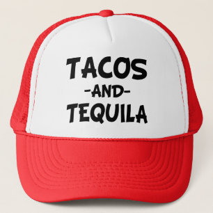 Tacos en Tequila grappige vrachtwagenhoed Trucker Pet