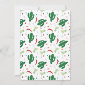 Tacos en Tequila Margarita Birthday Party Kaart (Achterkant)