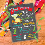 Tacos en Tequila Rehearsal Dinner Invitation Kaart<br><div class="desc">Super cool en modern Tacos en Margaritas Rehearsal DinnerParty Uitnodiging. Heb een Mexicaanse Fiesta met tacos,  tequilla & margaritas met maracas en leuke typografie tegen een zwarte achtergrond. Met de hand getekende illustratie door McBooboo.</div>