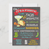 Tacos en Tequila Rehearsal Dinner Invitation Kaart (Voorkant)