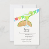 Tacos en Tequila RSVP Kaartje (Voorkant)