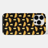 Tacos en Tequila Shots Pattern iPhone Hoesje (Achterkant horizontaal)