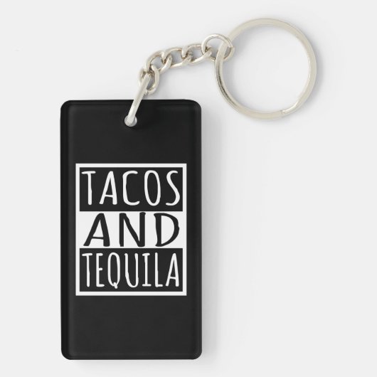 Tacos en Tequila Sleutelhanger (achterkant)