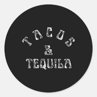 Taco's en Tequila Taco Ronde Sticker