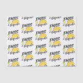 Tacos en Tequila Tissuepapier (Voorkant)