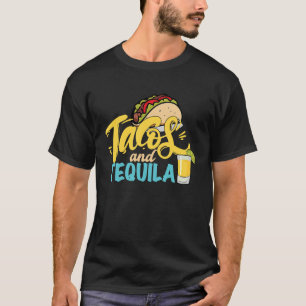 Tacos en Tequila voor mannen, vrouwen die alcohol T-shirt