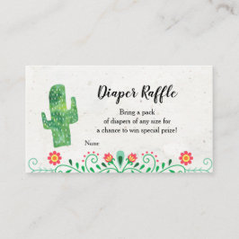 Tacos en Tutus Luier Raffle Behuizing Kaart