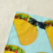 TACOS FUNNY Beach Towel Strandlaken (In situ)