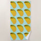 TACOS FUNNY Beach Towel Strandlaken (Voorkant)