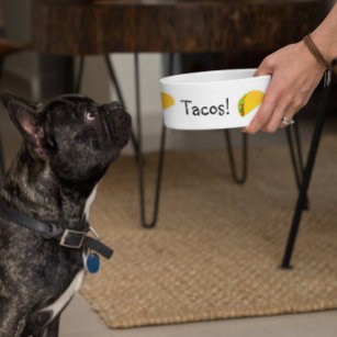Tacos Funny Humor Dog Pet Voerbakje