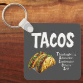 TACOS Gebeds Sleutelhanger (Voorkant)