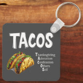 TACOS Gebeds Sleutelhanger (Achterkant)