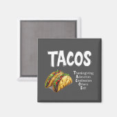 TACOS-gebedsmagneet Magneet (Voorkant / Achterkant)