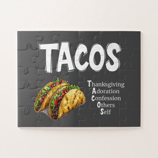 TACOS-gebedspuzzel Legpuzzel (Horizontaal)