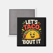 Taco's grappig laten we het hebben over cinco de m magneet (Voorkant / Achterkant)