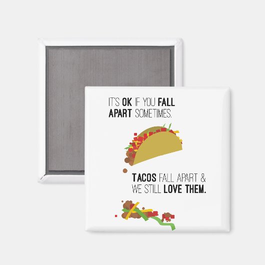 Tacos Herfst Apart Magneet (Voorkant / Achterkant)