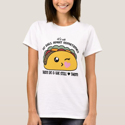 Tacos Herfst Apart Meme T-shirt (Voorkant)