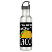 TACOS Iam hier voor de Tacos Waterfles (Voorkant)