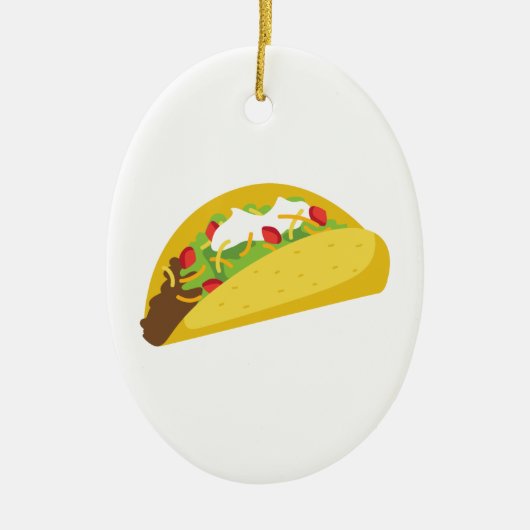 Tacos Keramisch Ornament (Voorkant)