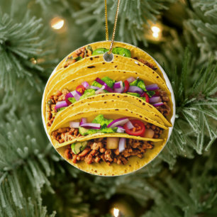 Tacos Keramisch Ornament