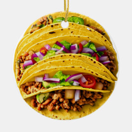 Tacos Keramisch Ornament