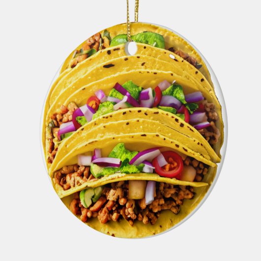 Tacos Keramisch Ornament (Links)