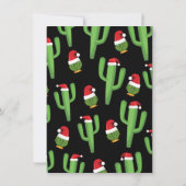 Taco's kerstfeestuitnodiging kaart (Achterkant)